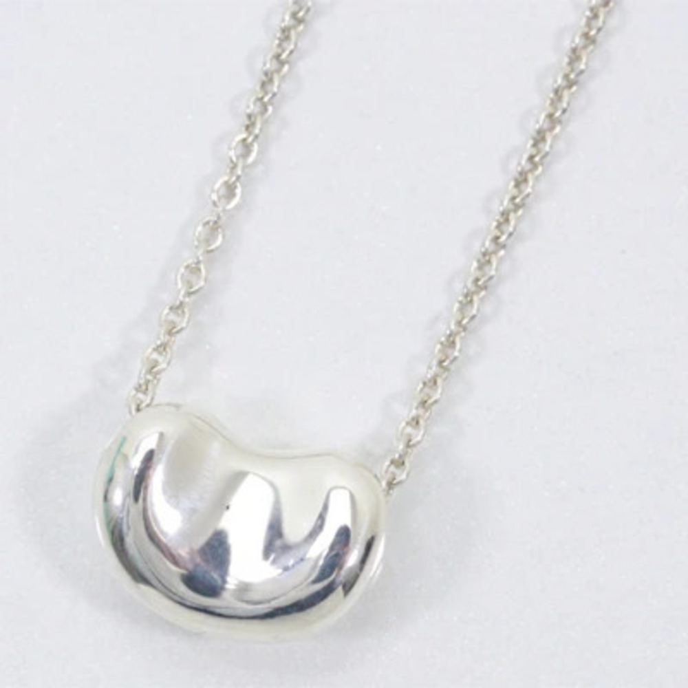 TIFFANY Co Bean Necklace Sterling Silver